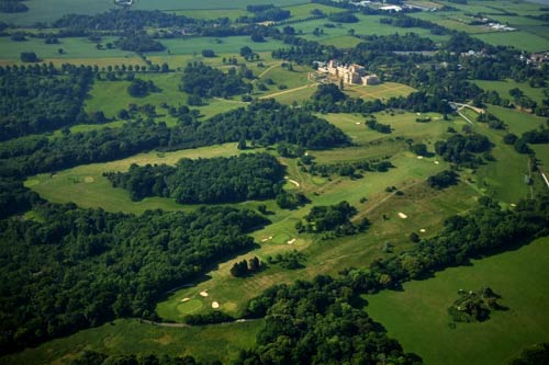 Aerial Osbourne golf club